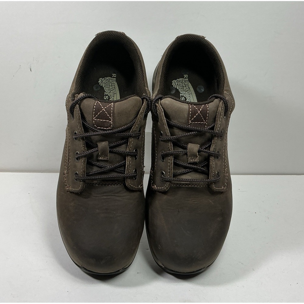 Red Wing Shoes Womens Size 6.5 D Brown Leather Derby Steel Toe Work Shoes 2309 - Picture 9 of 10